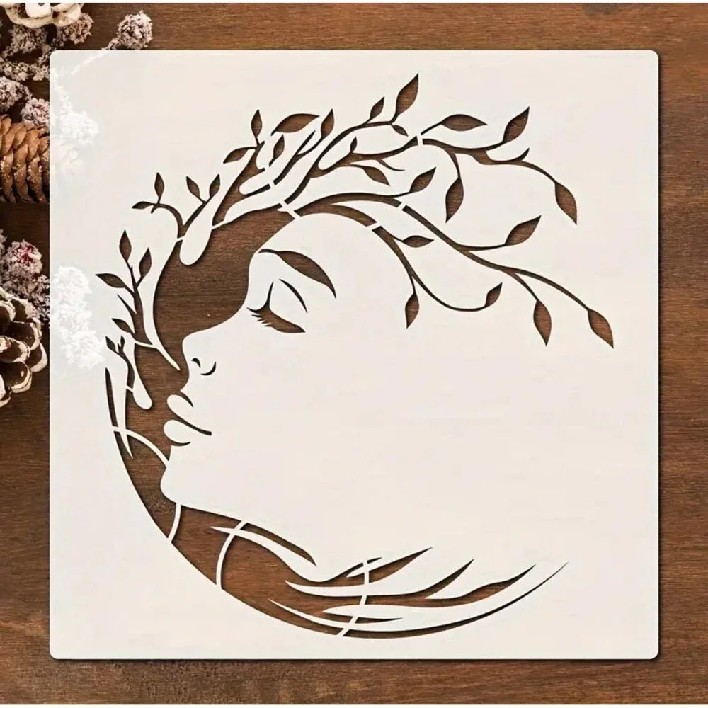 Black History Month Stencil, African Woman, Classroom DIY Project